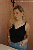 Chain & pearl ketting met hartje bij influencer