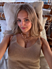 gouden ketting bij influencer