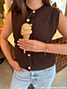 Influencer met ketting