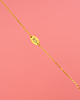 Gouden naam armband