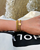 gouden armbandjes met beach bag