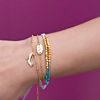 Graveerbare armband met party en kralen armband