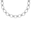 Big statement necklace round chains