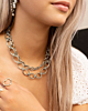 Mix van chunky chain kettingen