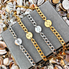 Chunky initial armbanden met een doosje
