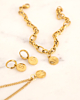 Gouden collectie shiny initial sieraden