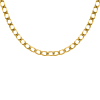 Curb chain ketting goudkleurig