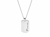 Dog tag ketting met naam en datum