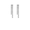 Double tennis earrings