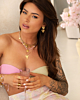 Gouden sieraden look hartjes