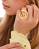 gouden swirl ring