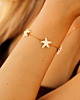 gouden zeesterren armband