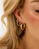 gouden oorbellen mix
