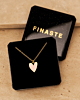 ketting roze hartje in sieradendoosje