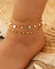 gouden enkelbandjes mix