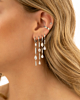 Earparty met zilveren ear cuff