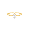 Fancy ring verstelbaar goudkleurig