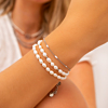 Parel armband bolletjes 