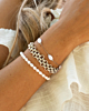 Zilveren armbanden mix met parels