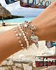 Zilveren armparty pastel