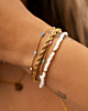 Armparty goud, wit en kleurtjes