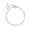 Flower bracelet pastel