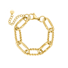 gouden chunky chain armband