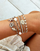 Zilveren armbanden mix zomers
