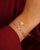 zilveren herfst armparty