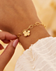 Armband met bloemetje