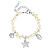 Bedelarmband met steentjes