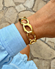 Gouden bangle chunky