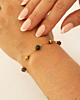 gouden armband met gemixte kralen