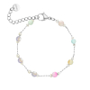 Armband pastel kraaltjes