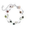 Driedubbele armband kralen mix