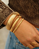 Gouden bangle combinatie