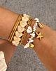 Gouden armparty zomers