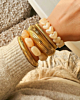 Armparty met kralen armbanden en bangles