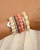 Kralen armparty zilver