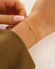 Parel armband goud