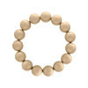 Kralen armband beige