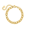 Schakelarmband the one goudkleurig