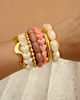 Bangle wave goudkleurig