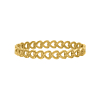 Bangle hartjes goudkleurig