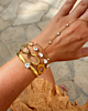 Gouden armparty steentjes