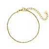 Minimalistische armband twist goud