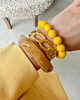 Bangle armparty geel