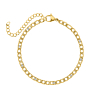 Chain armband goud met steentjes