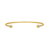 Steentjes bangle goud