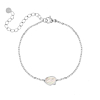 armband parelmoer kleur zilver